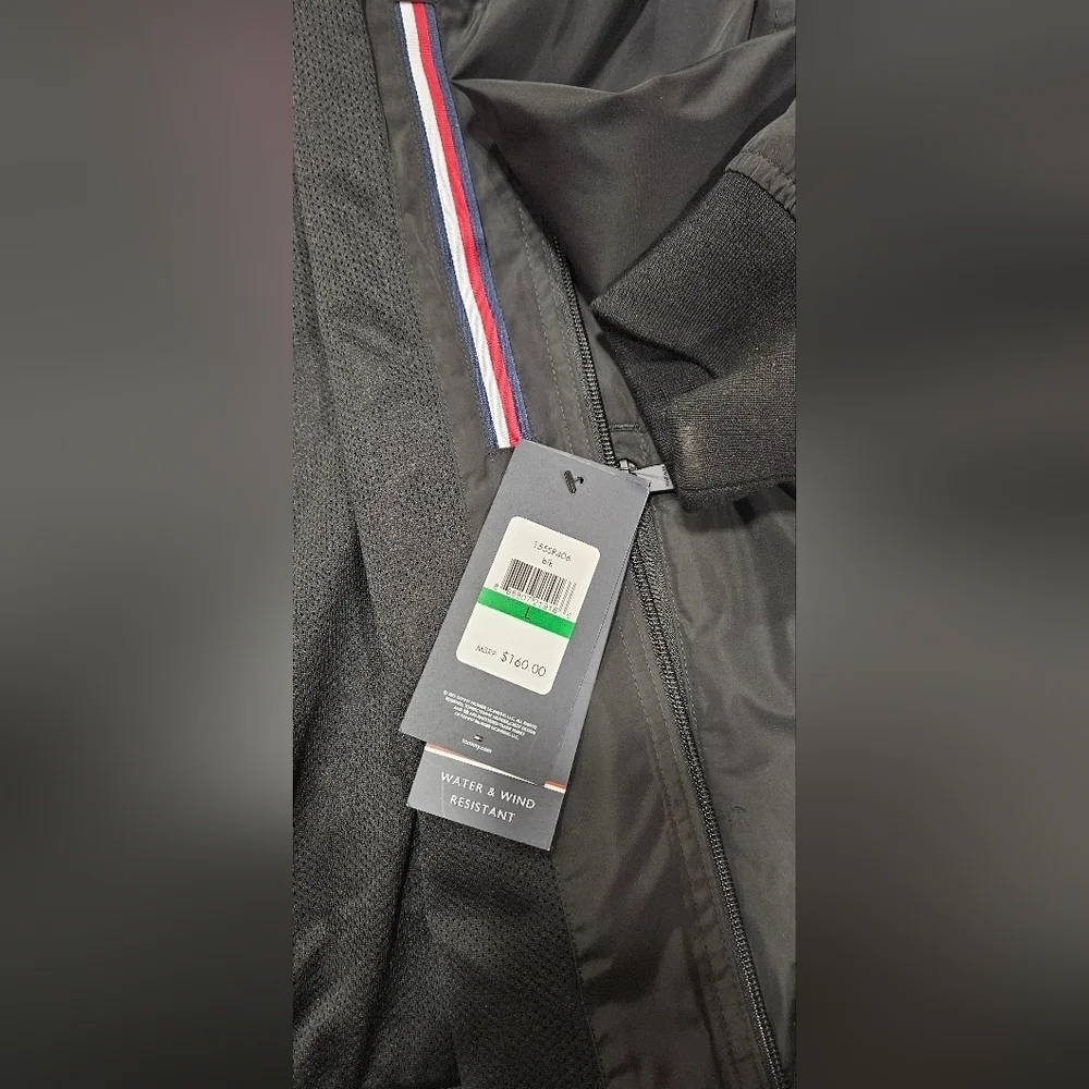 NWT Tommy Hilfiger Men's Legacy Water and Wind Resistant  Bomber Jacket Size L - Picture 6 of 11